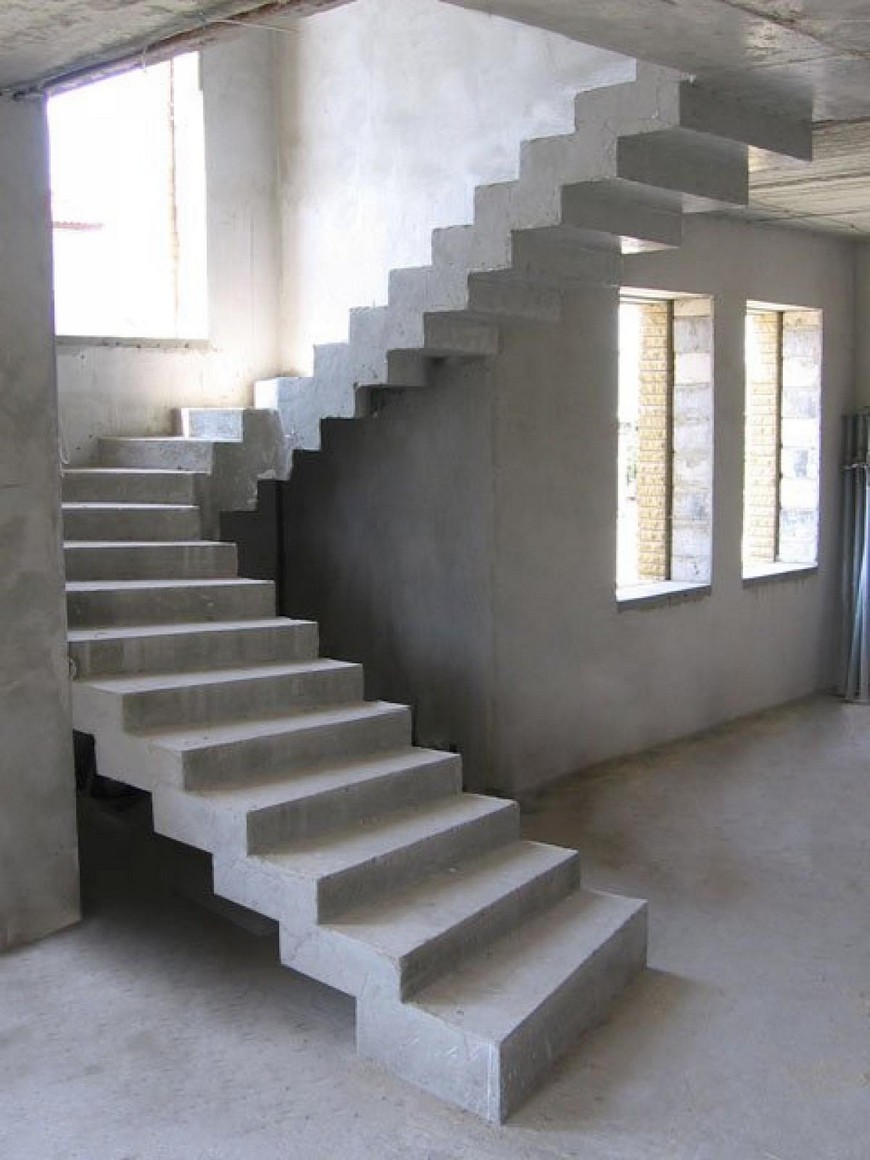 фото завершенной лестницы