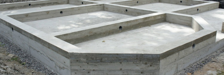 фундамент из бетона
