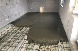 Как сделать бетонный пол в частном доме своими руками